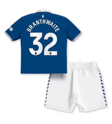 Everton Jarrad Branthwaite #32 Hemmaställ Barn 2023-24 Kortärmad (+ Korta byxor)